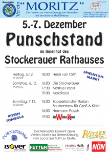 Programm Verein-Moritz Punschstand 2014